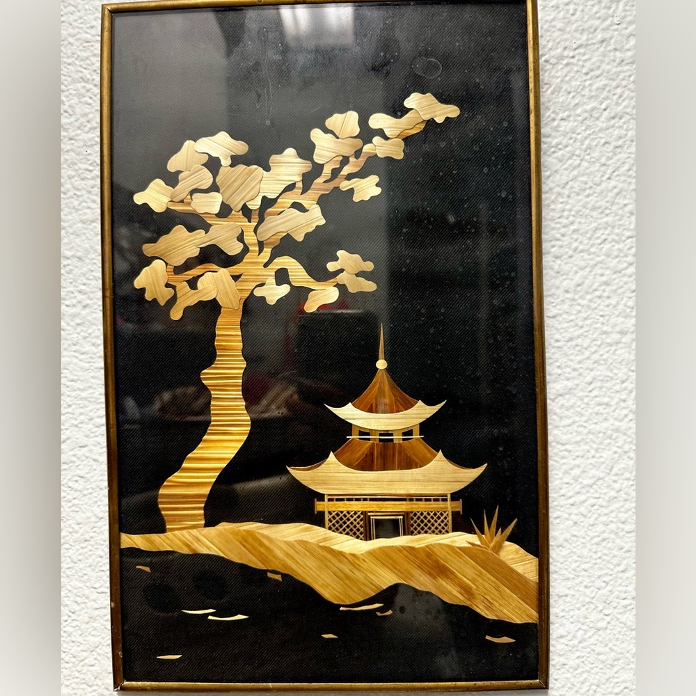 Vintage cork Japanese  Wall Decor
